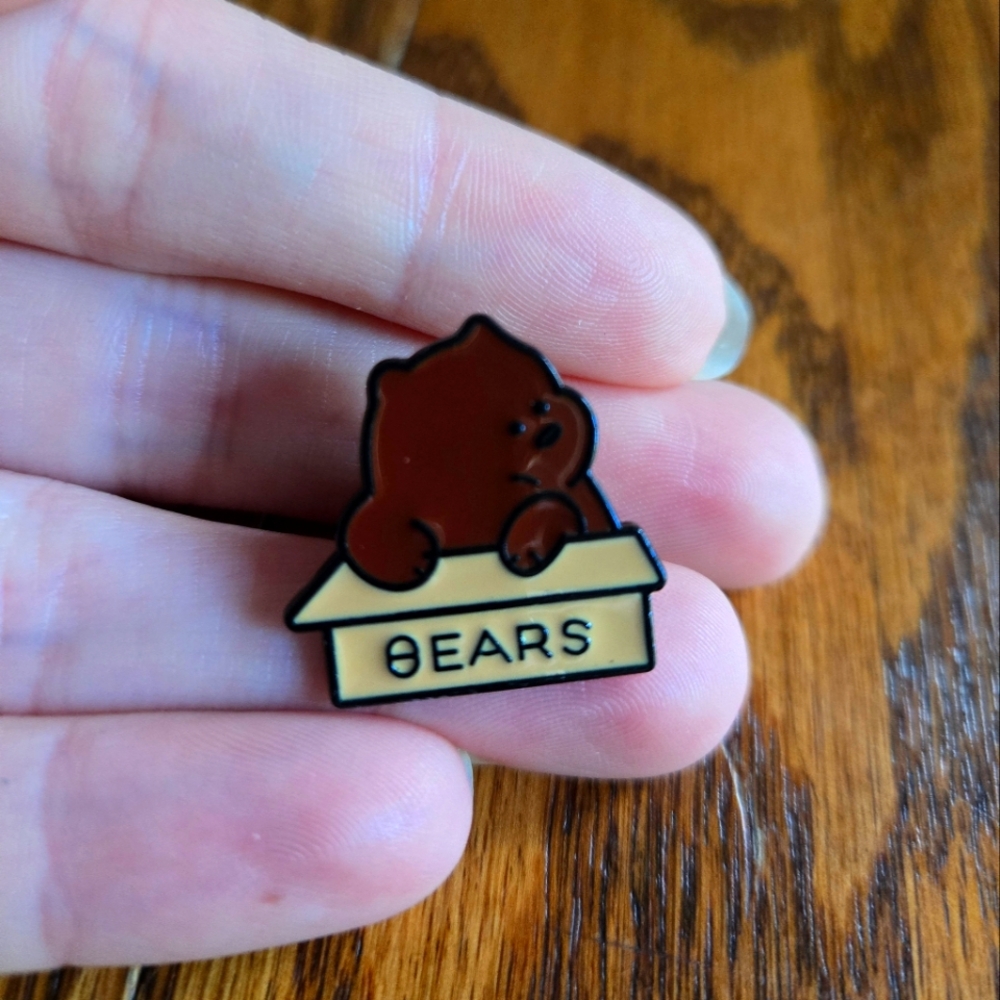 Brown Bear Enamel Pin